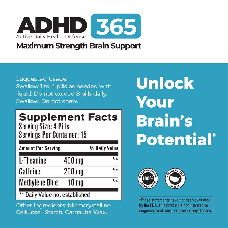 ADHD-365: Unlock Your Brain's Potential - Naturally