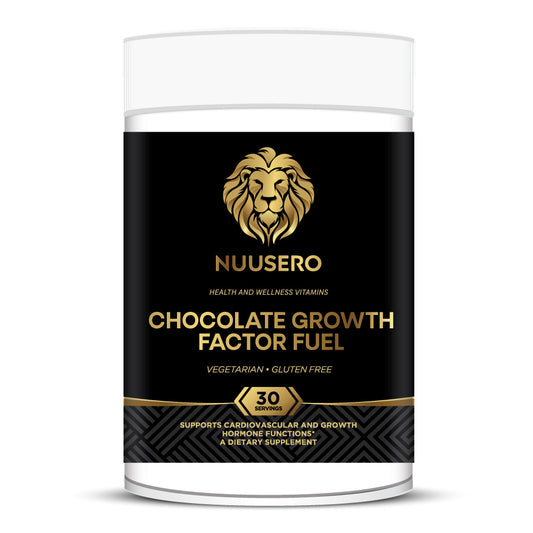 Nuusero Labs Chocolate Growth Factor Fuel. Supports Growth Hormone Function